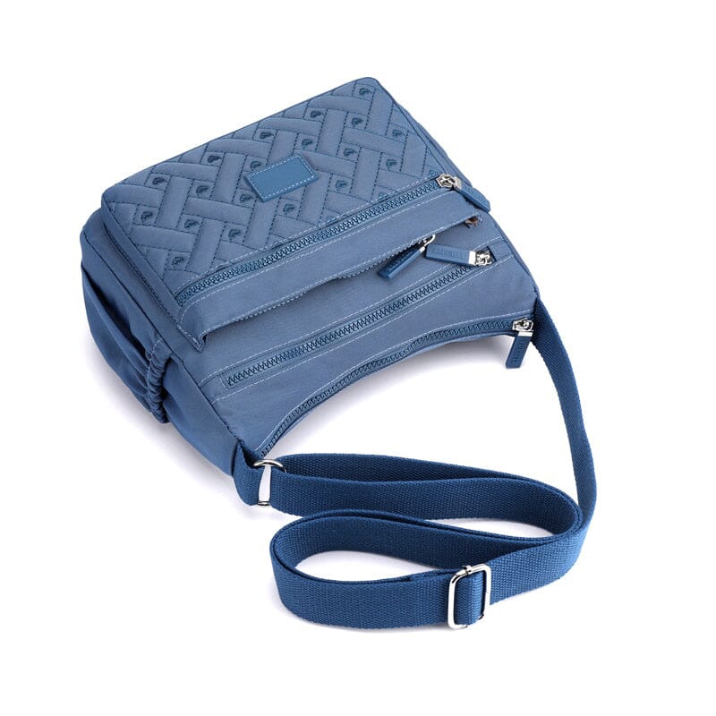 Sac Messenger Luxe en Nylon Imperméable avec Bandoulière Ajustable