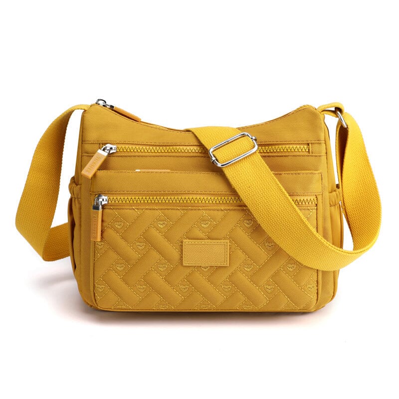 Sac Messenger Luxe en Nylon Imperméable avec Bandoulière Ajustable