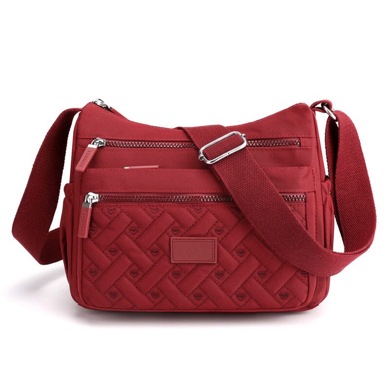Sac Messenger Luxe en Nylon Imperméable avec Bandoulière Ajustable