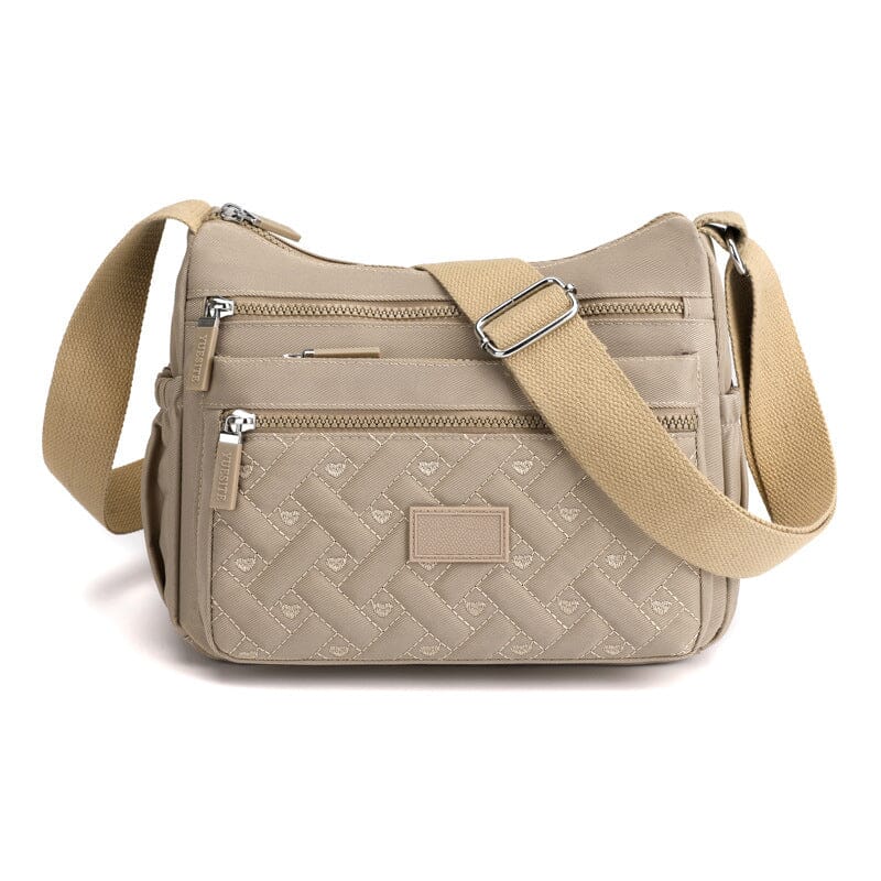 Sac Messenger Luxe en Nylon Imperméable avec Bandoulière Ajustable