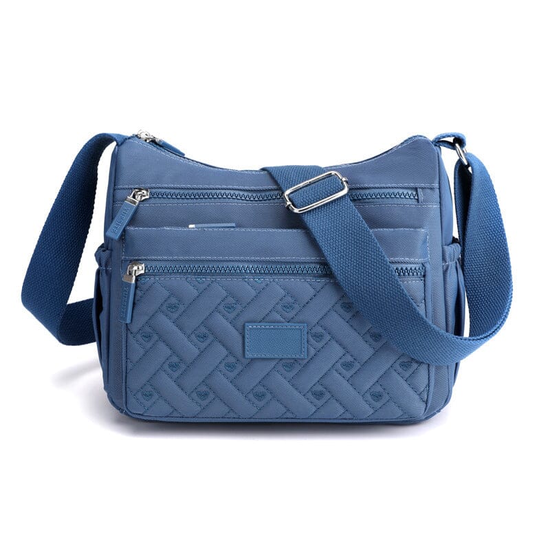 Sac Messenger Luxe en Nylon Imperméable avec Bandoulière Ajustable