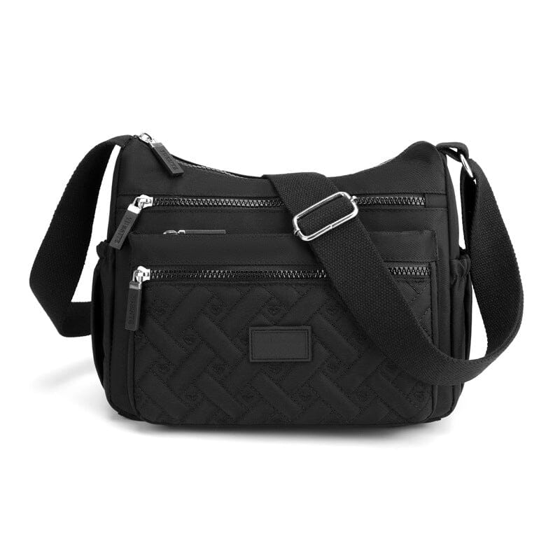 Sac Messenger Luxe en Nylon Imperméable avec Bandoulière Ajustable