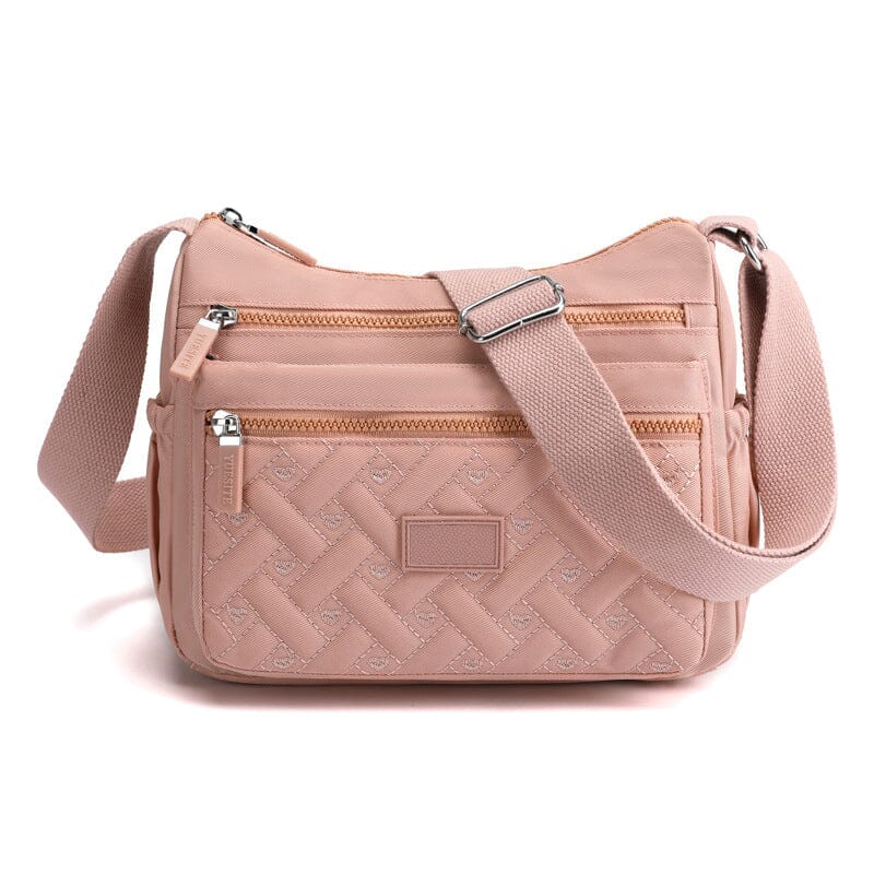 Sac Messenger Luxe en Nylon Imperméable avec Bandoulière Ajustable