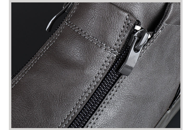 Luxe - Bottines en cuir raffinées pour homme