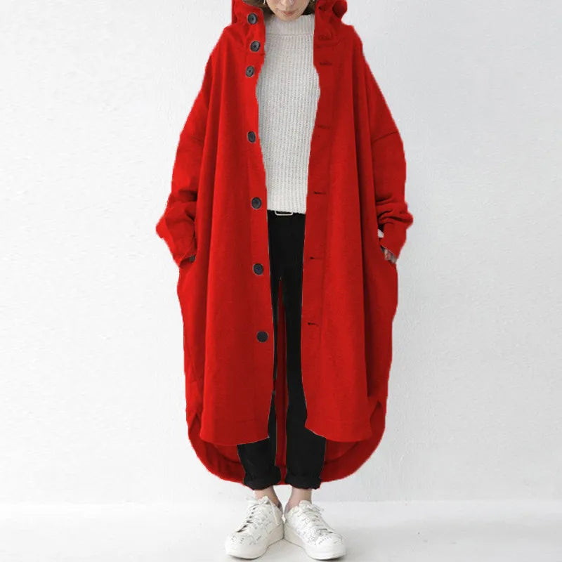Luxe Élégant - Manteau Trench Oversize Grande Taille