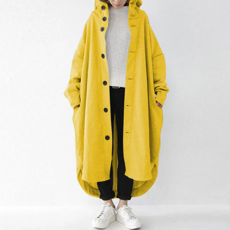 Luxe Élégant - Manteau Trench Oversize Grande Taille