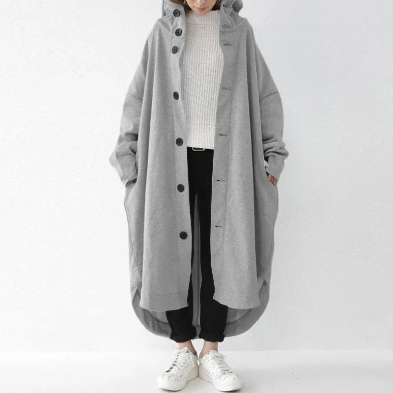 Luxe Élégant - Manteau Trench Oversize Grande Taille