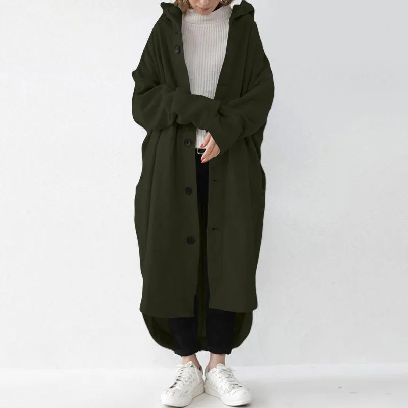 Luxe Élégant - Manteau Trench Oversize Grande Taille