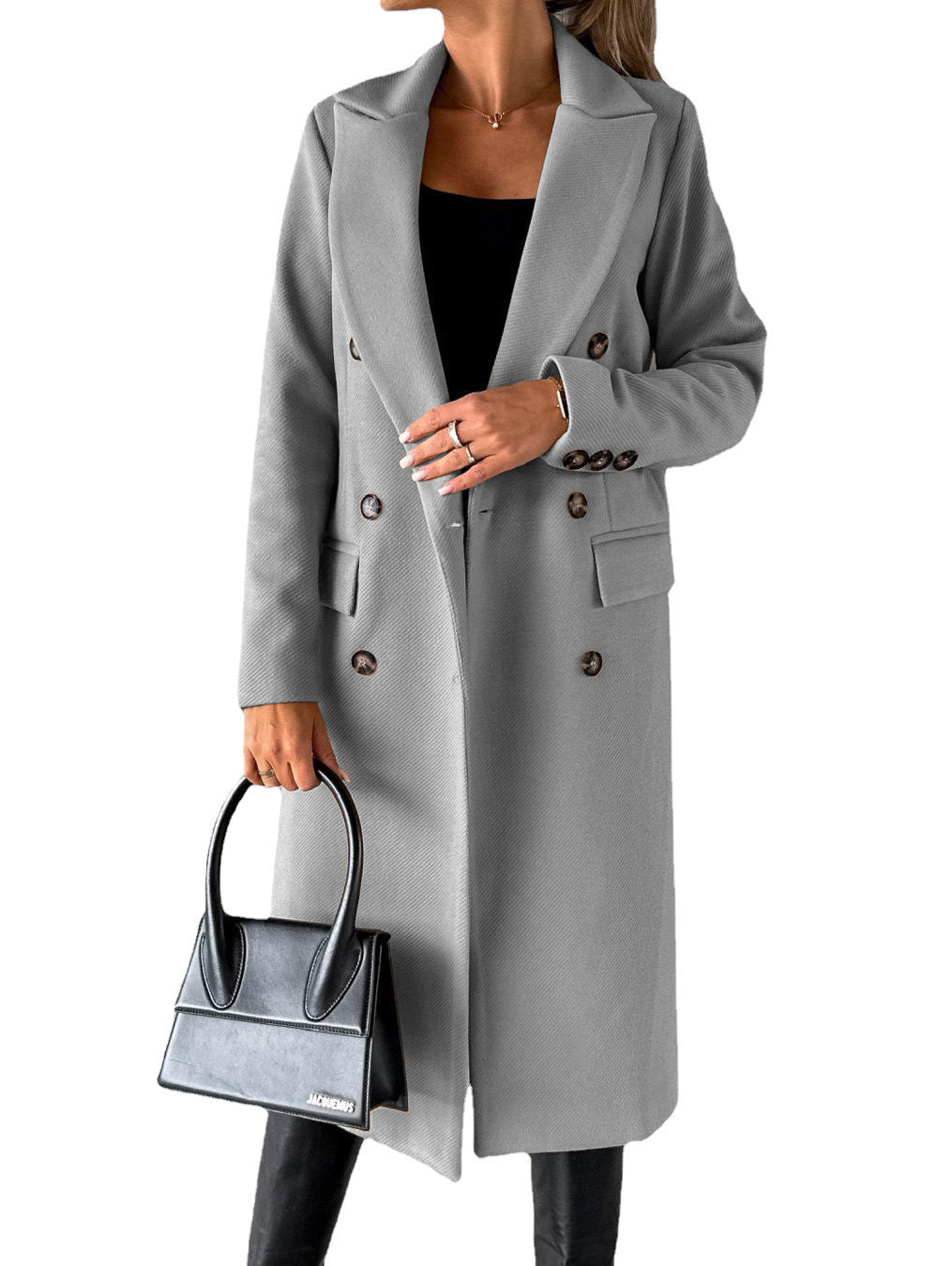 Leront - Manteau d'hiver trench-coat premium