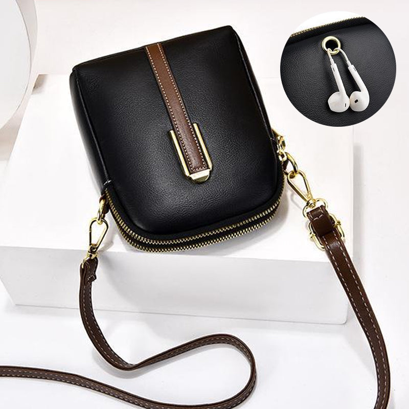Sac en cuir élégance à blocs de couleurs de luxe