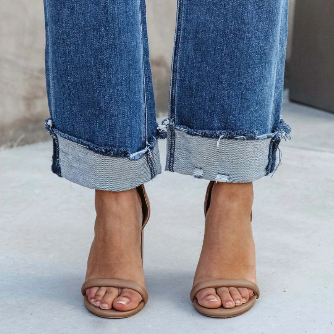Jeans Élégance - Pantalon Confort Premium pour Femme