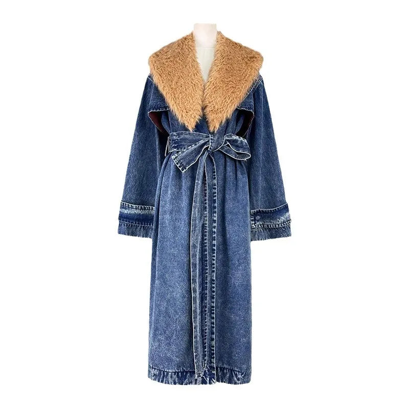 Mirella - Manteau en Jean Chic et Moderne pour Femme