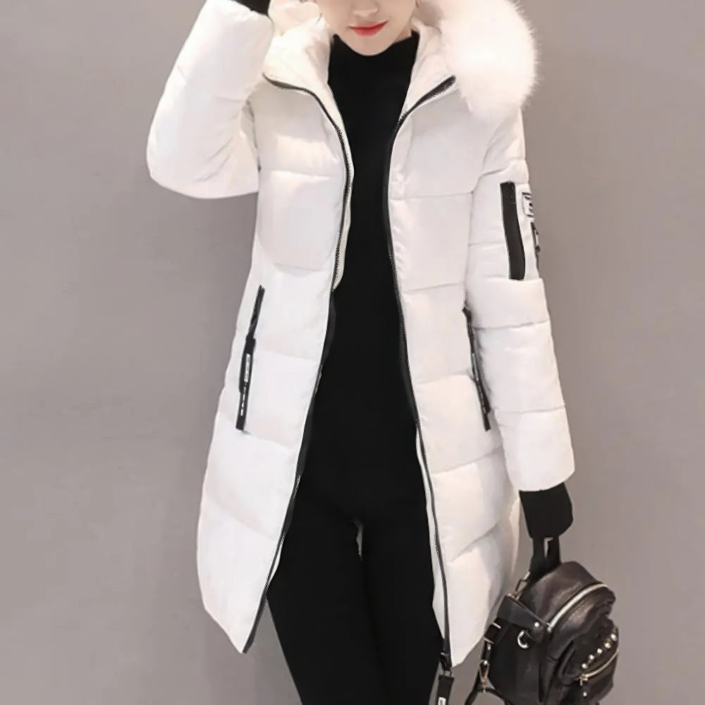Mélange de Luxe - Manteau d'hiver féminin doux et raffiné