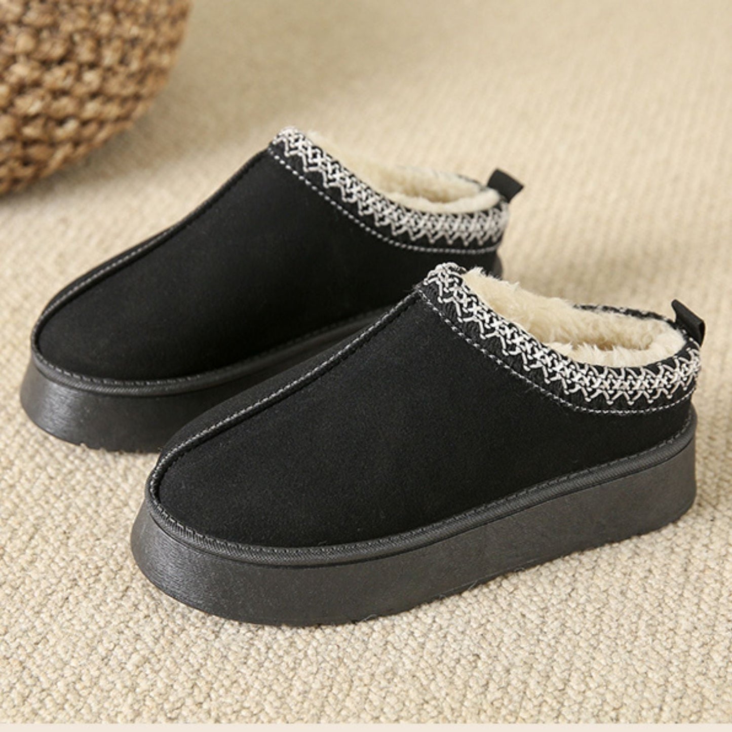Soleil d'Hiver - Bottines en peau de mouton véritable
