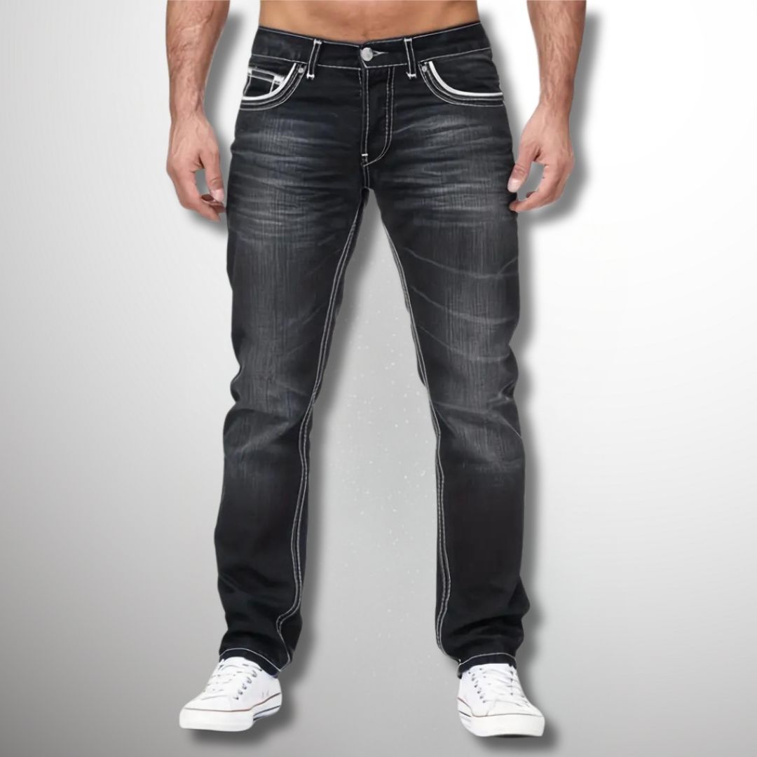 Jeans fuselés haut de gamme pour hommes par Léo