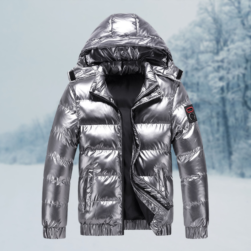 LuxeHiver - Manteau d'hiver imperméable et résistant aux intempéries pour homme