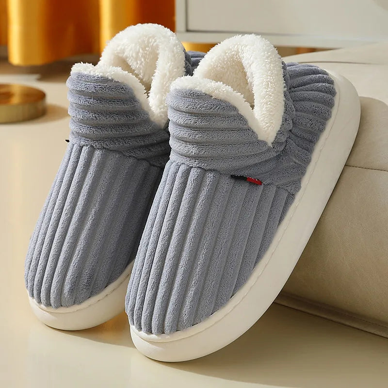 LuxeDouillet - Pantoufles en Peluche Ultra Confort pour Détente à Domicile