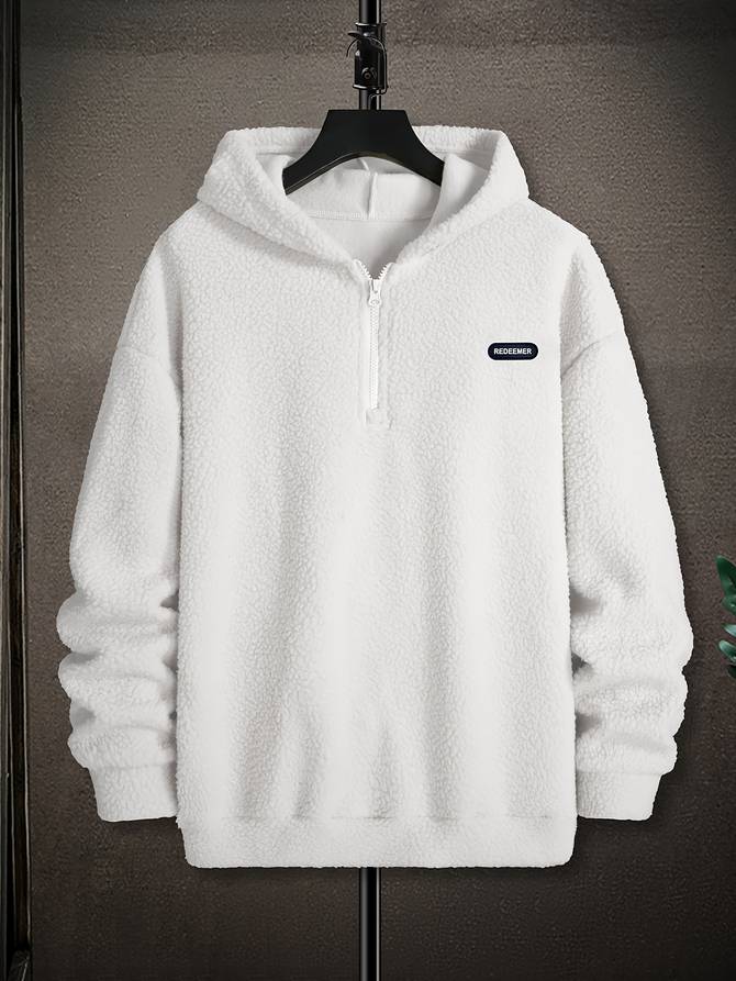 LuxeHood - Sweat-shirt en polaire avec capuche haut de gamme