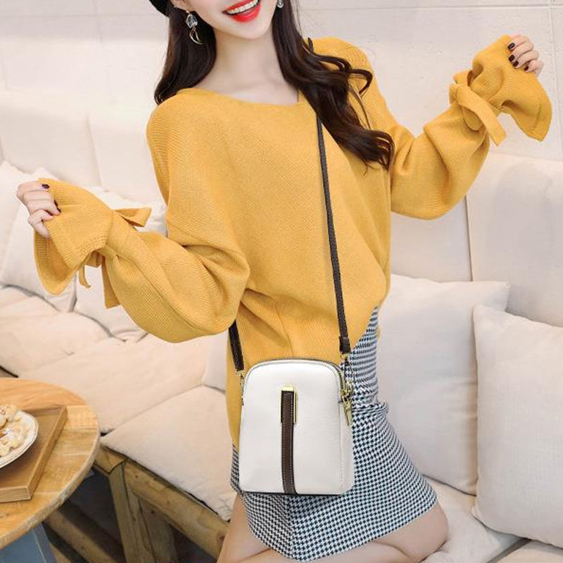 Sac en cuir élégance à blocs de couleurs de luxe