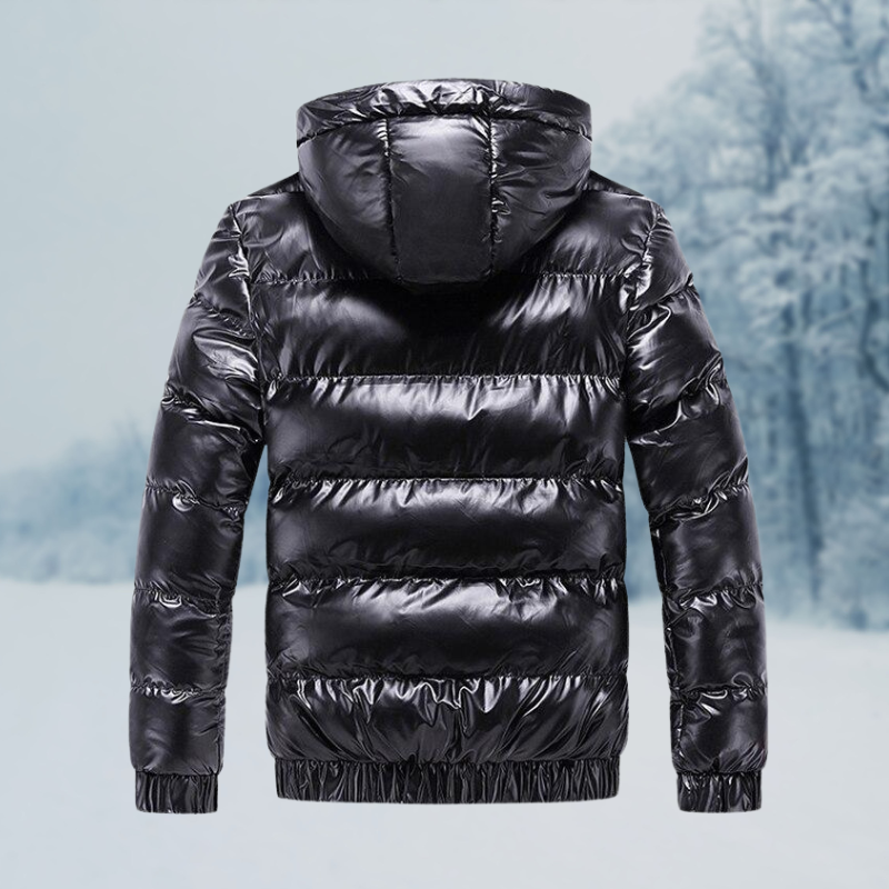 LuxeHiver - Manteau d'hiver imperméable et résistant aux intempéries pour homme