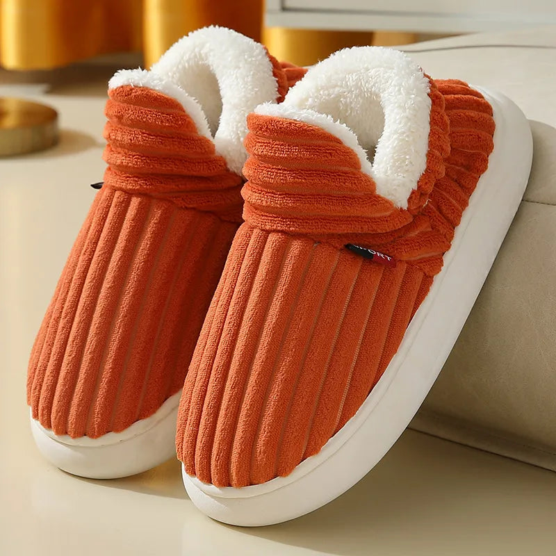 LuxeDouillet - Pantoufles en Peluche Ultra Confort pour Détente à Domicile