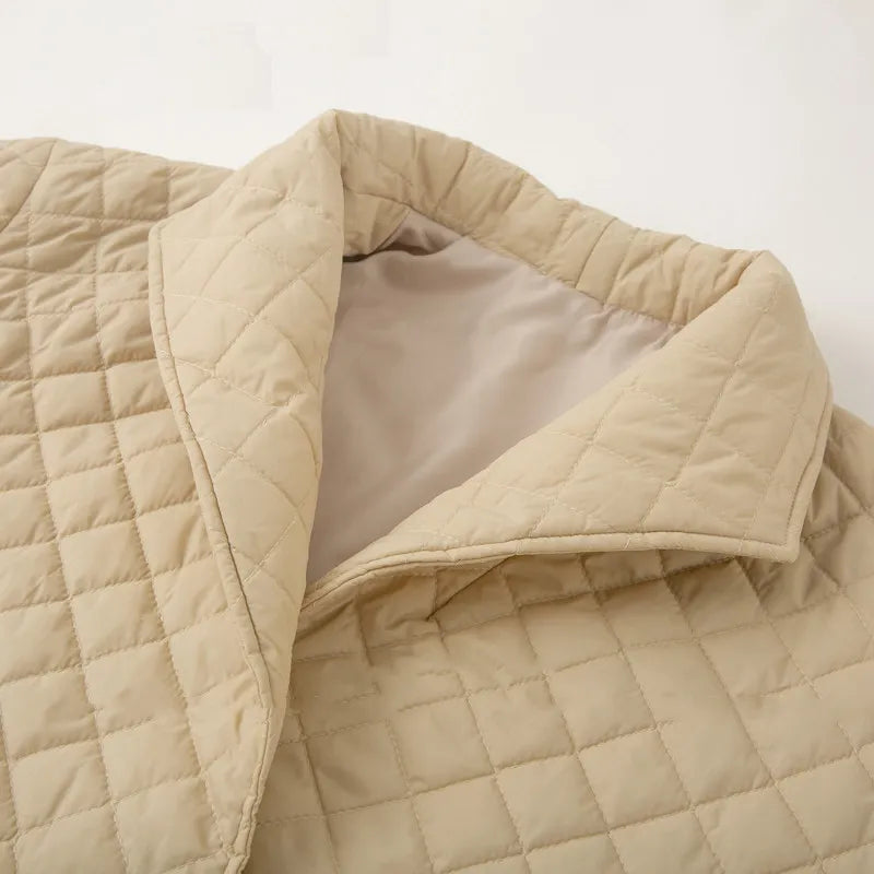 Manteau Ceinturé Court et Chaud pour Femme Luxe Éléonore