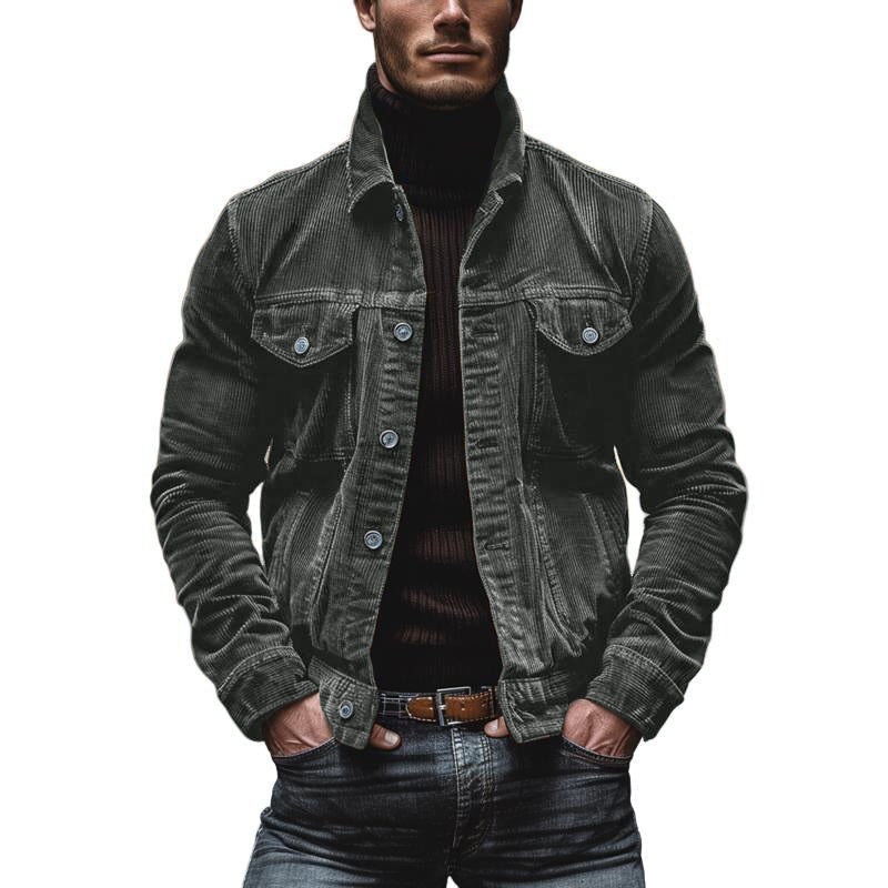 Vancouver - Blouson en velours côtelé rétro pour homme