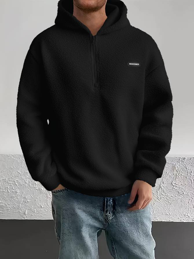 LuxeHood - Sweat-shirt en polaire avec capuche haut de gamme