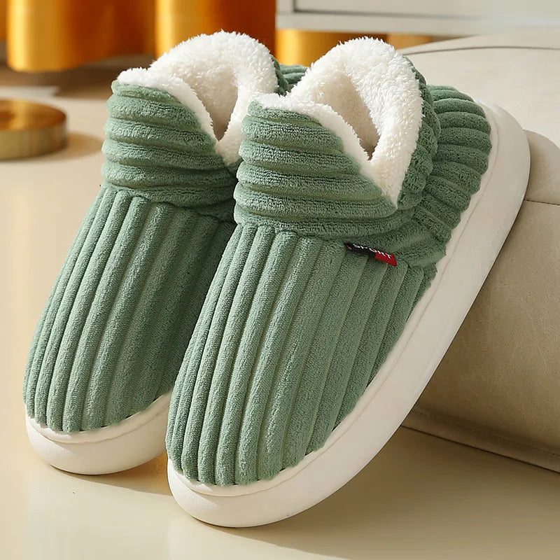 LuxeDouillet - Pantoufles en Peluche Ultra Confort pour Détente à Domicile
