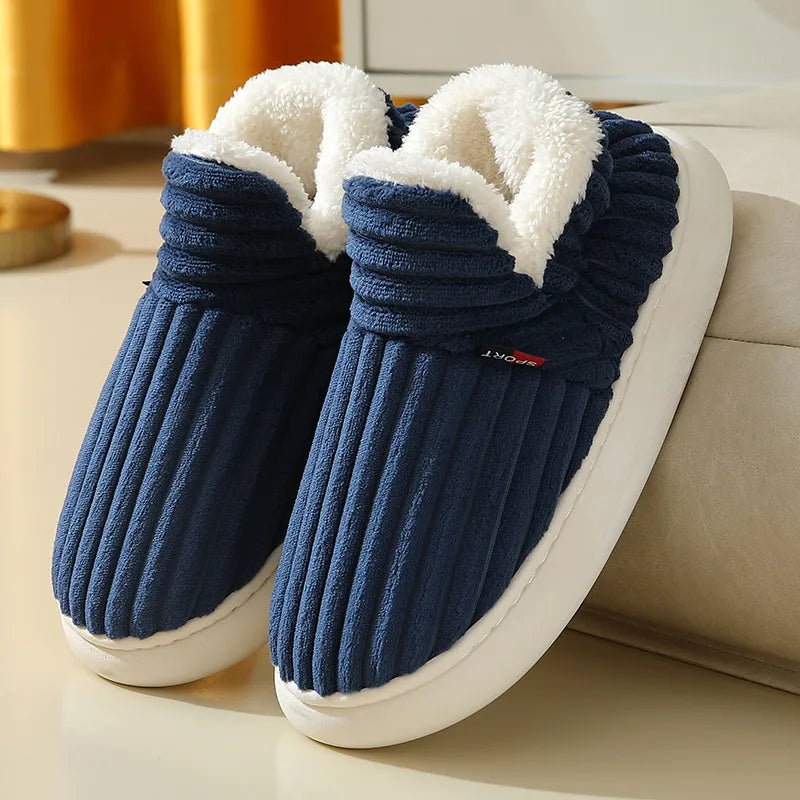 LuxeDouillet - Pantoufles en Peluche Ultra Confort pour Détente à Domicile
