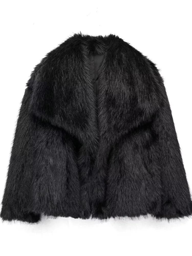 Élodie - Manteau en Fourrure de Luxe