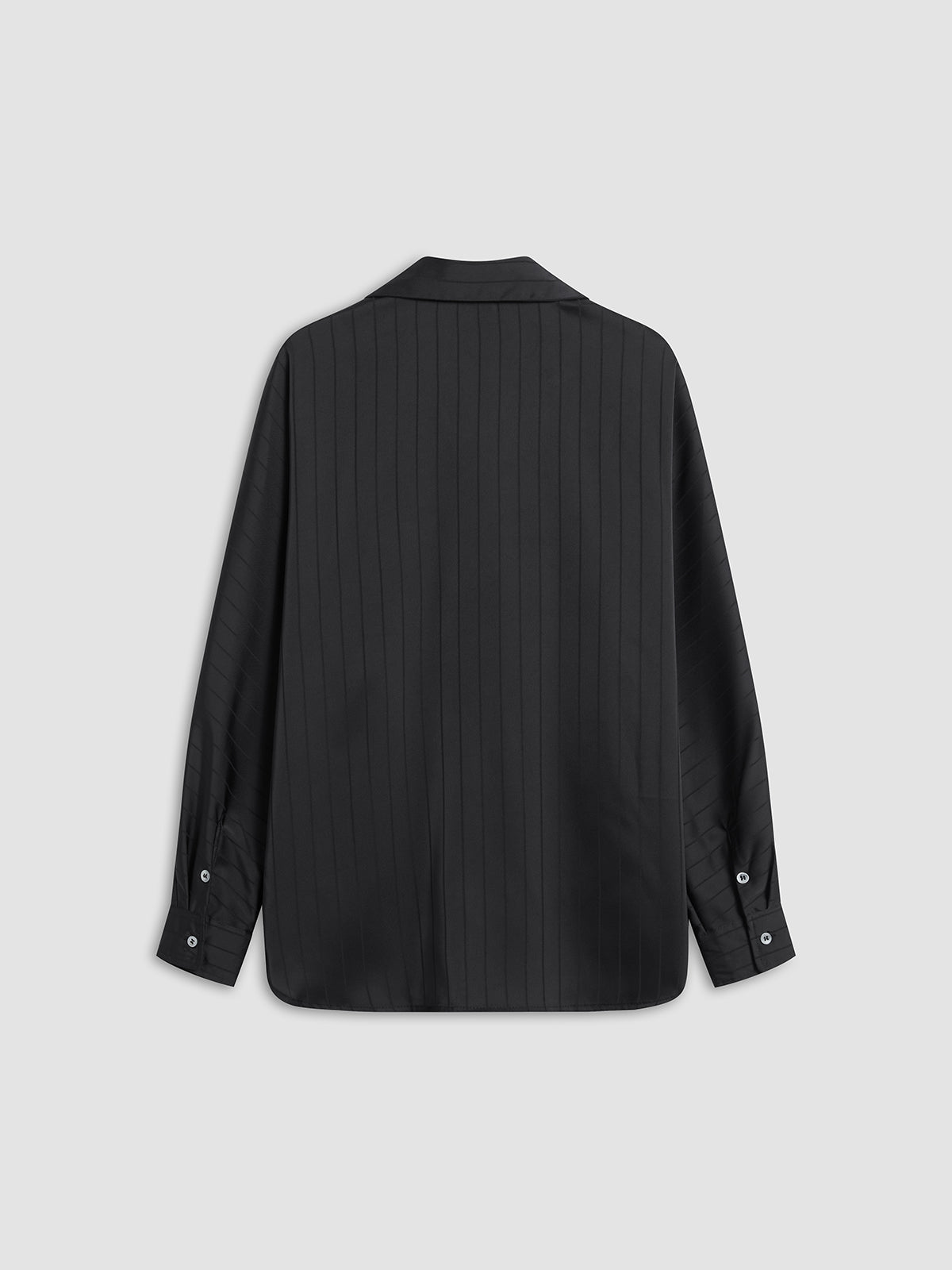 Eloise - Chemise élégante à col haut et boutons, coupe oversize