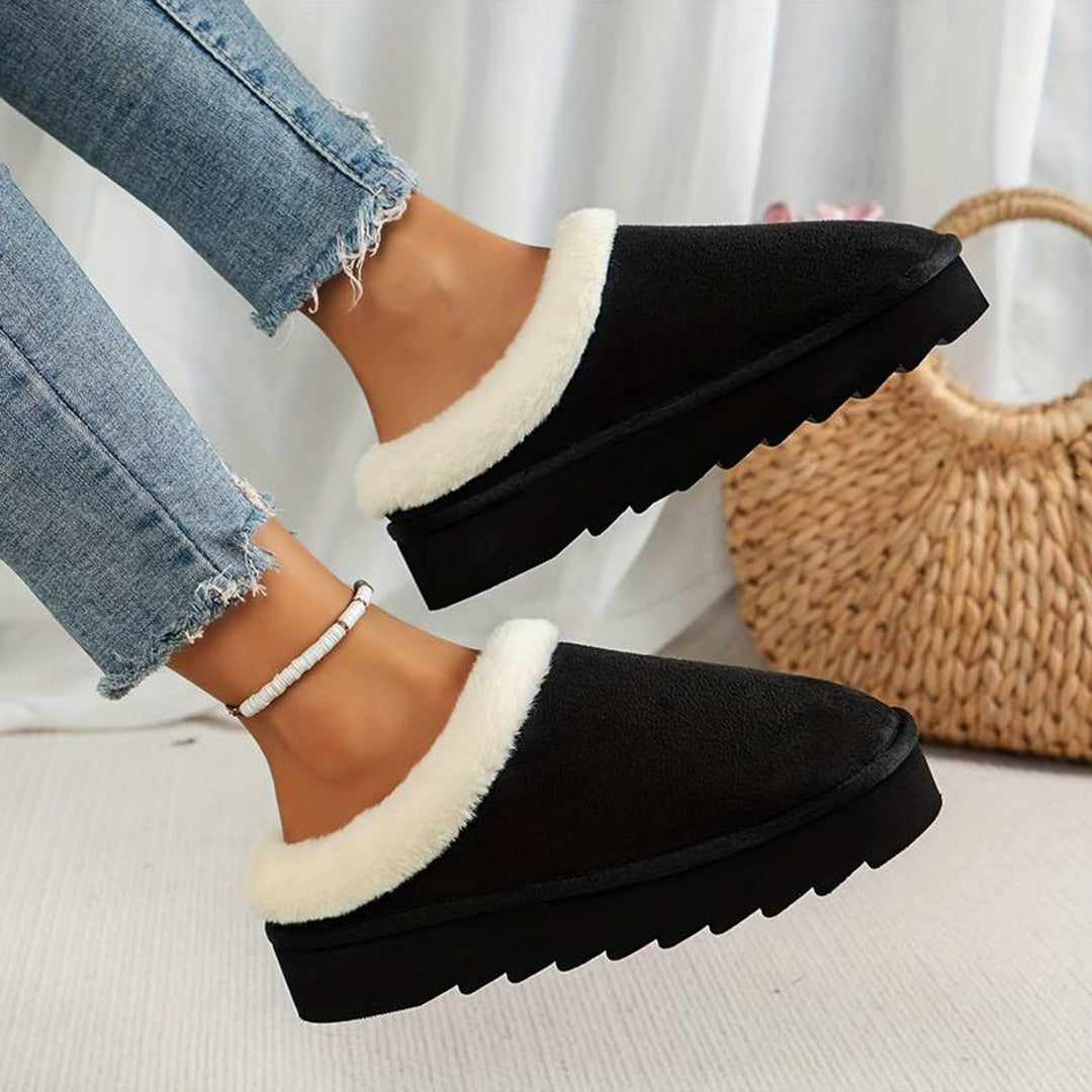 LuxeHiver - Chaussons Chauffants en Laine Écologique