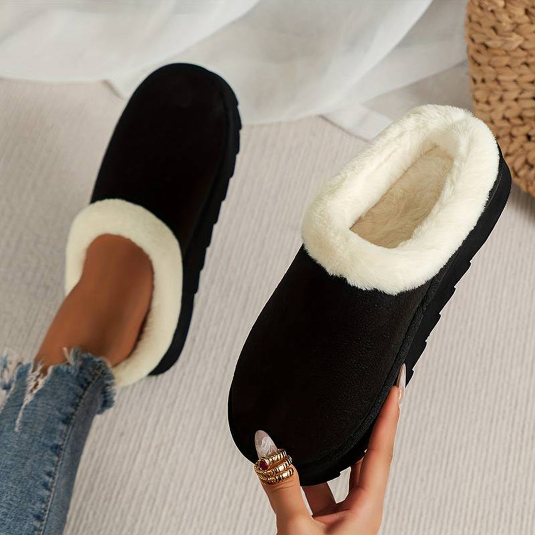 LuxeHiver - Chaussons Chauffants en Laine Écologique