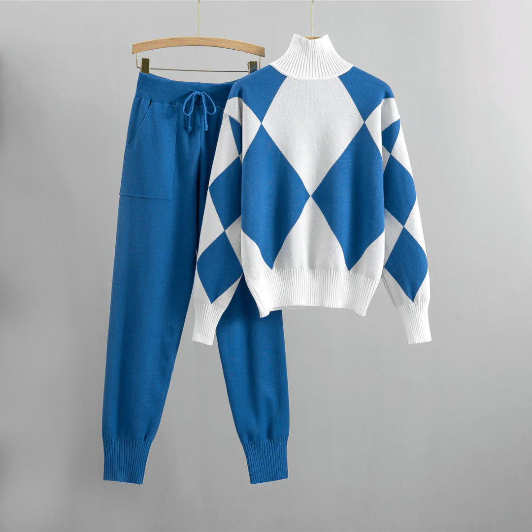 Ensemble Premium Pantalon Chauffant et Sweat-shirt Confortable Fait Main