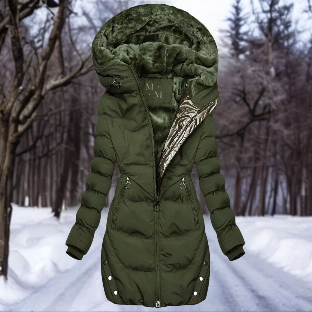 Manteau d'hiver élégant en laine pour femme par Liora