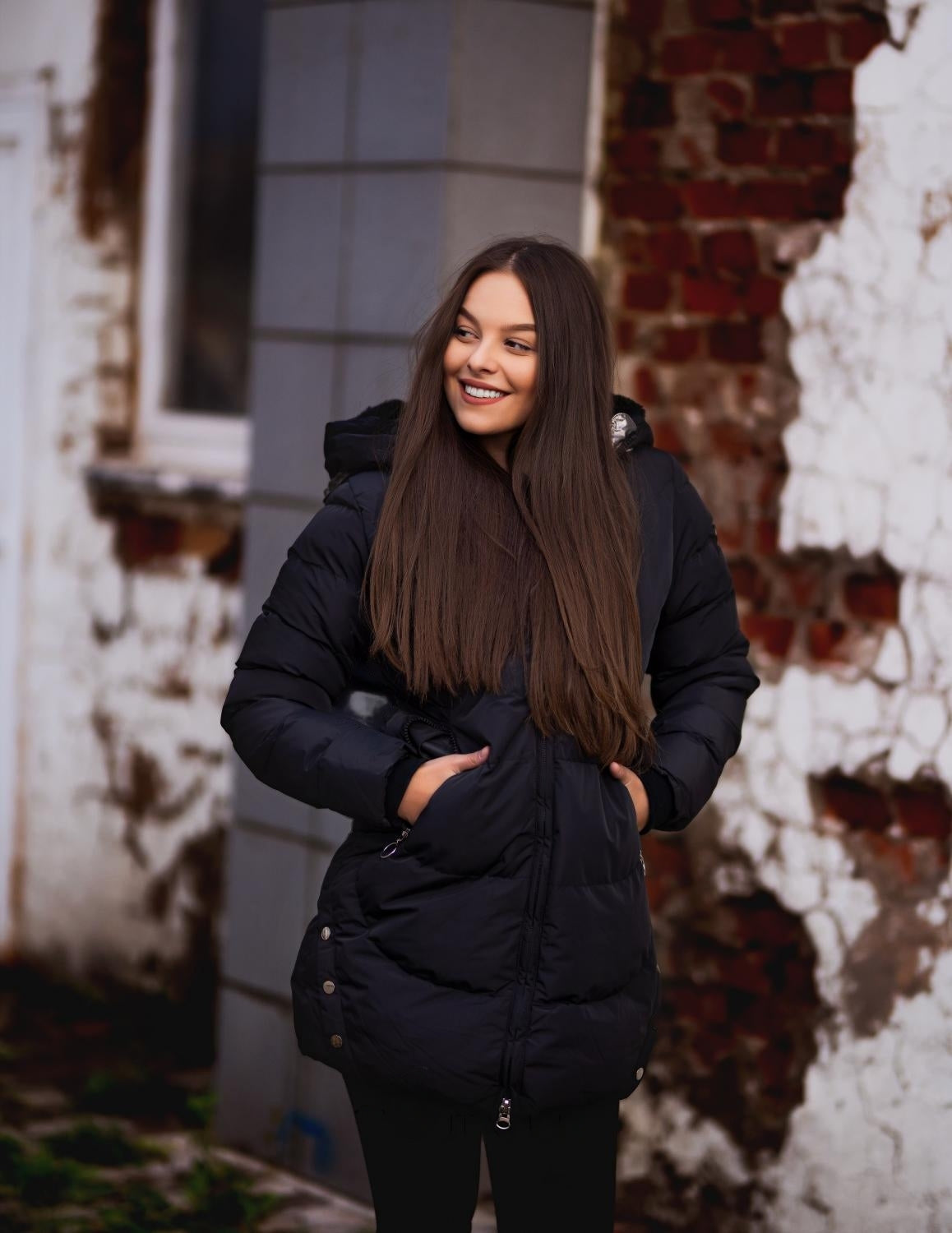 Manteau d'hiver élégant en laine pour femme par Liora