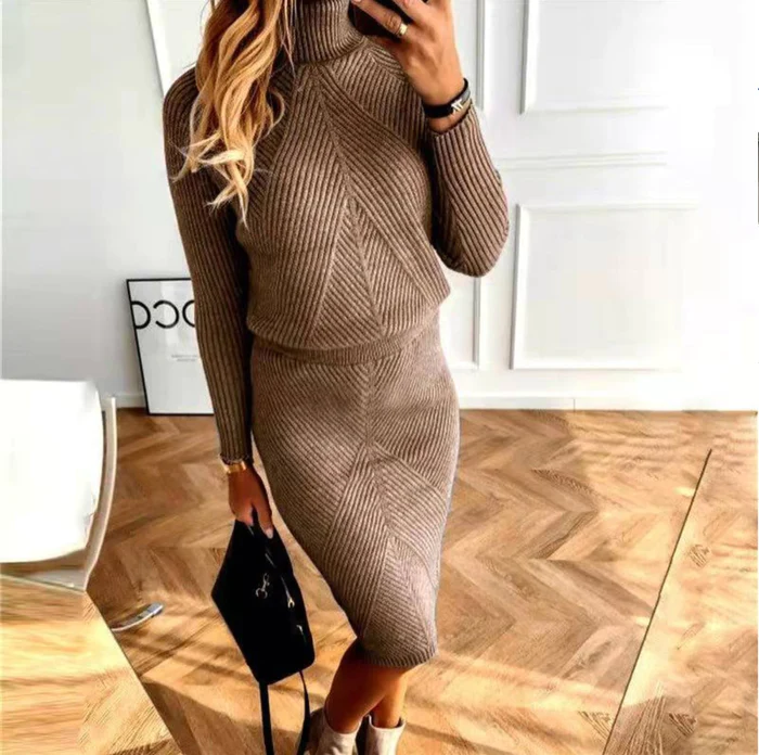 Isadora Luxe - Robe en maille élégante et ultra-confortable