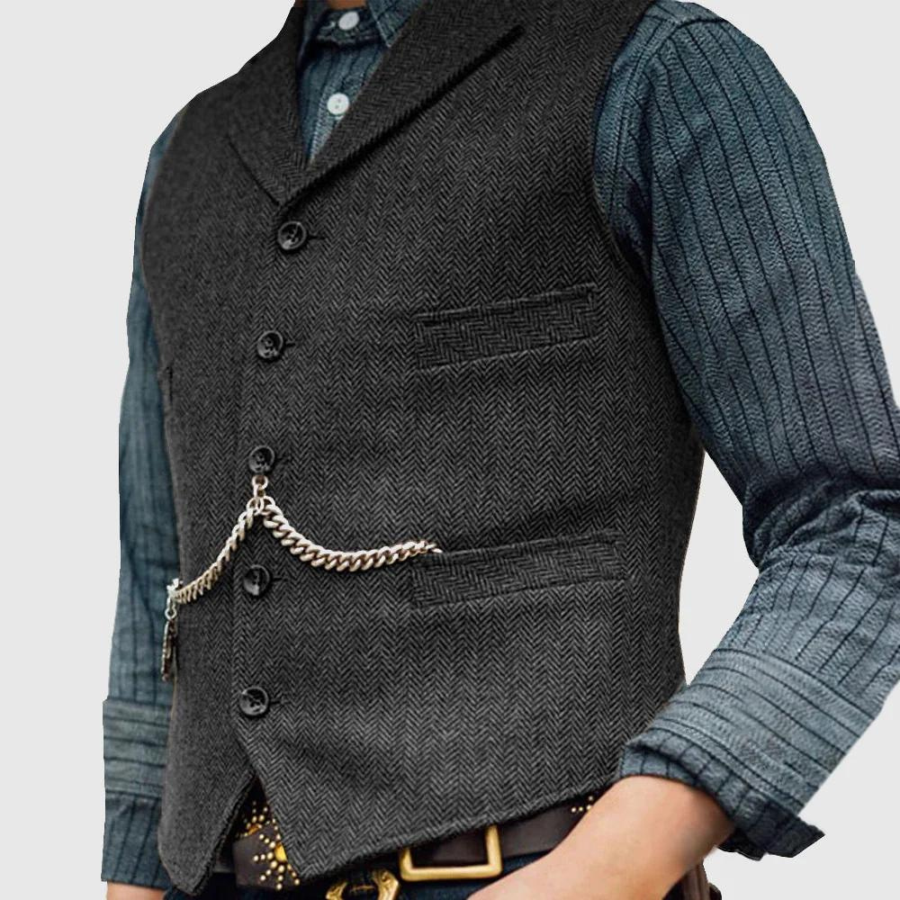 Giorgio - Gilet Héritage en Chevrons Classique
