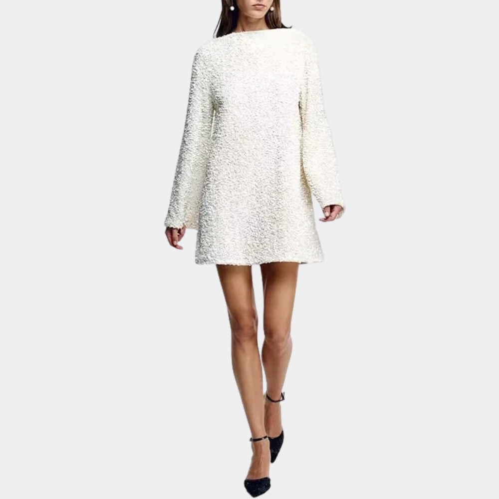 Luxe Éclat - Robe de soirée scintillante avec noeud pour femme