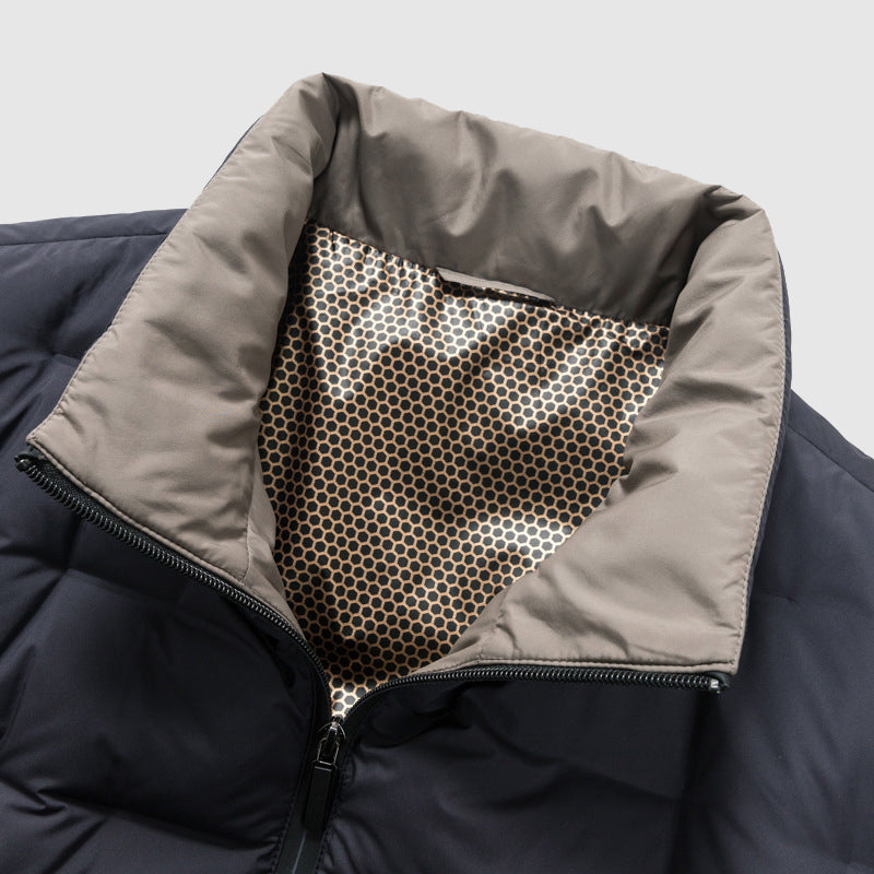Veste d'hiver élégante pour homme en duvet de luxe