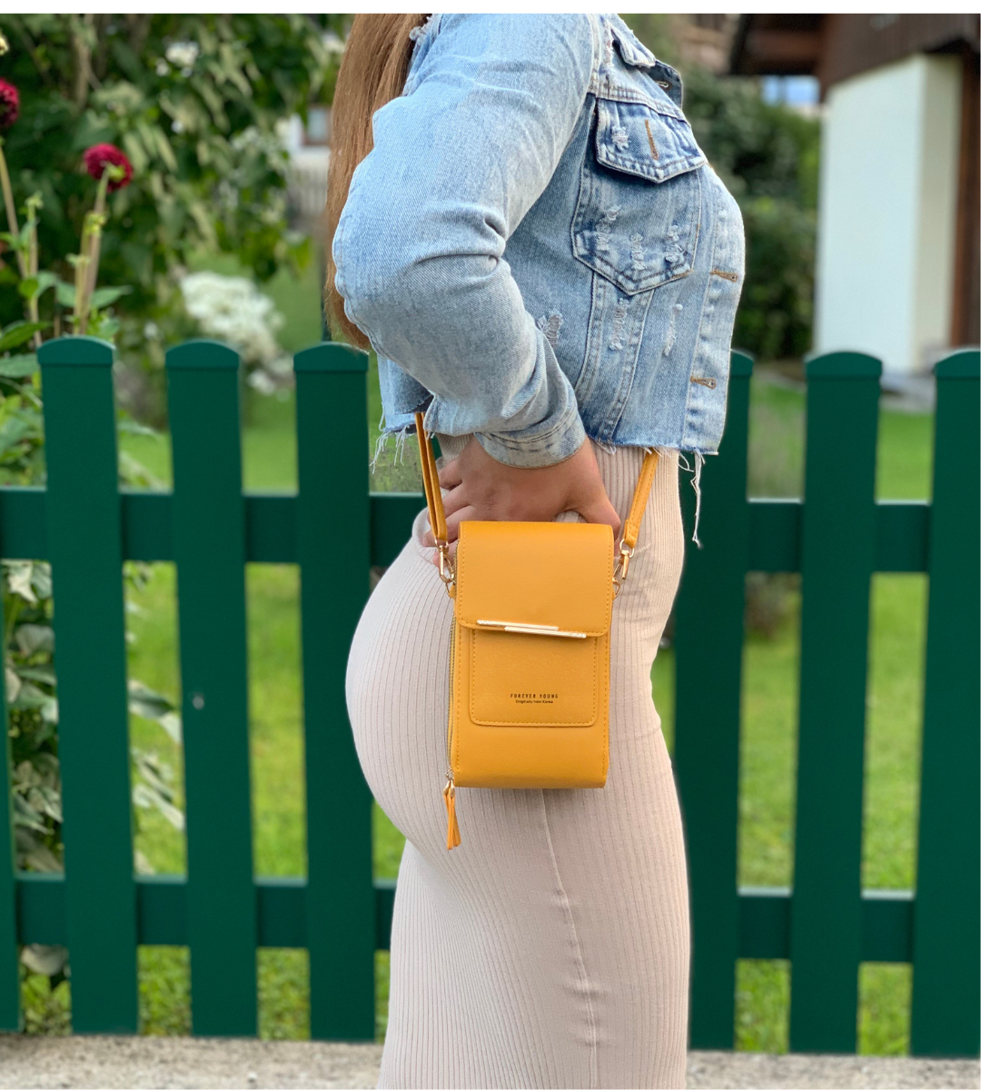 Sac Bandoulière Élégant Ella en Cuir Premium avec Détail Distinctif