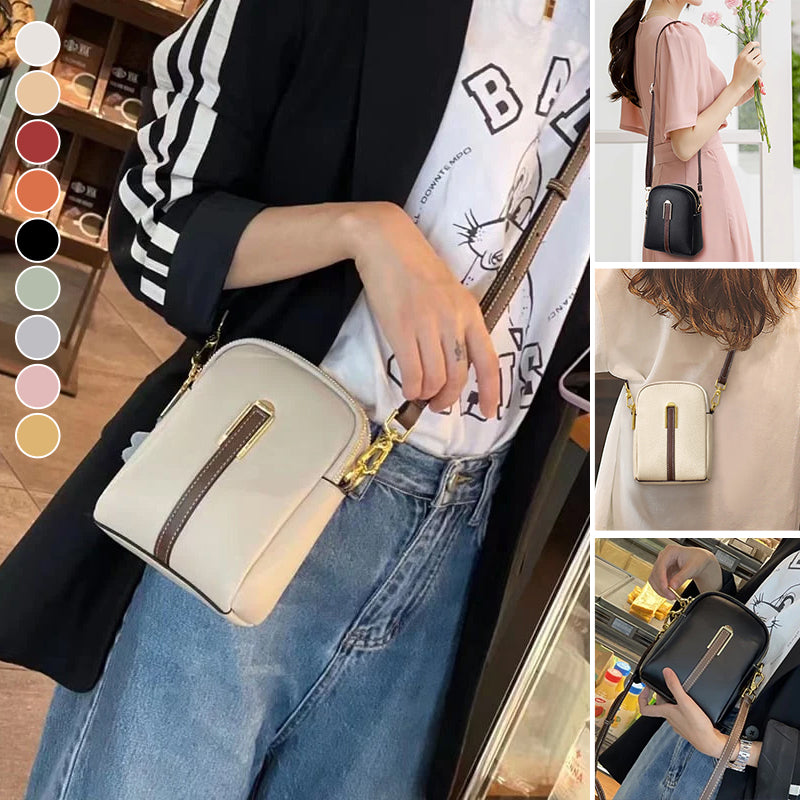 Sac en cuir élégance à blocs de couleurs de luxe