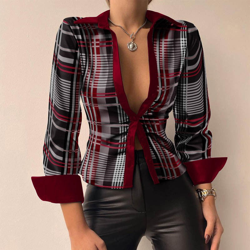 LuxePure - T-shirt féminin à manches longues en opale