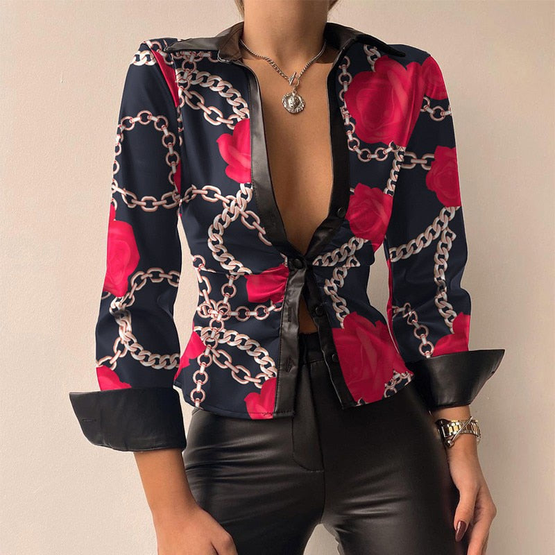 LuxePure - T-shirt féminin à manches longues en opale