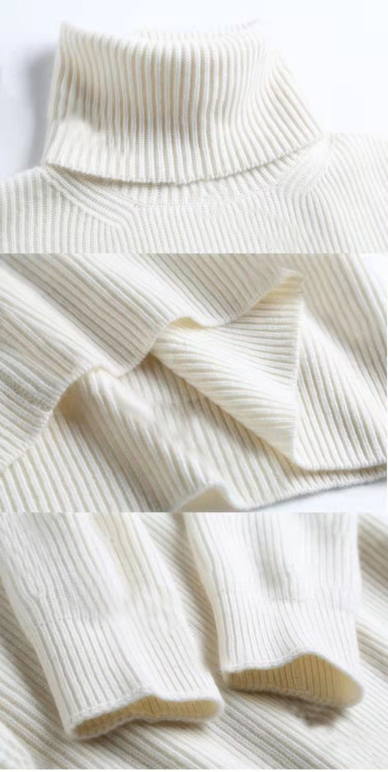 Élodie - Pull Oversize à Col Roulé Élégant et Confortable