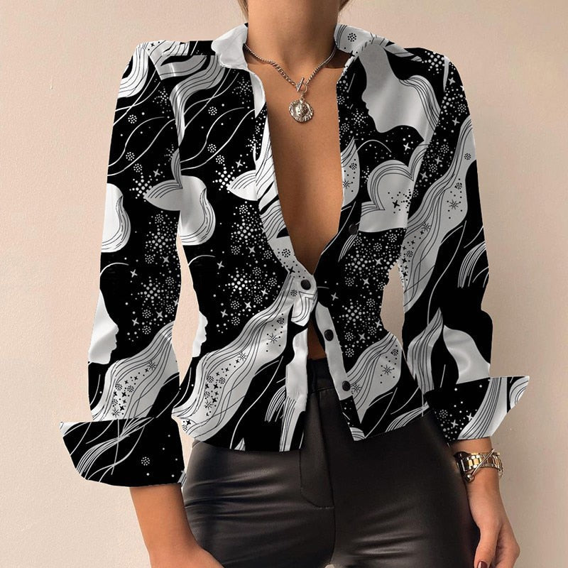 LuxePure - T-shirt féminin à manches longues en opale