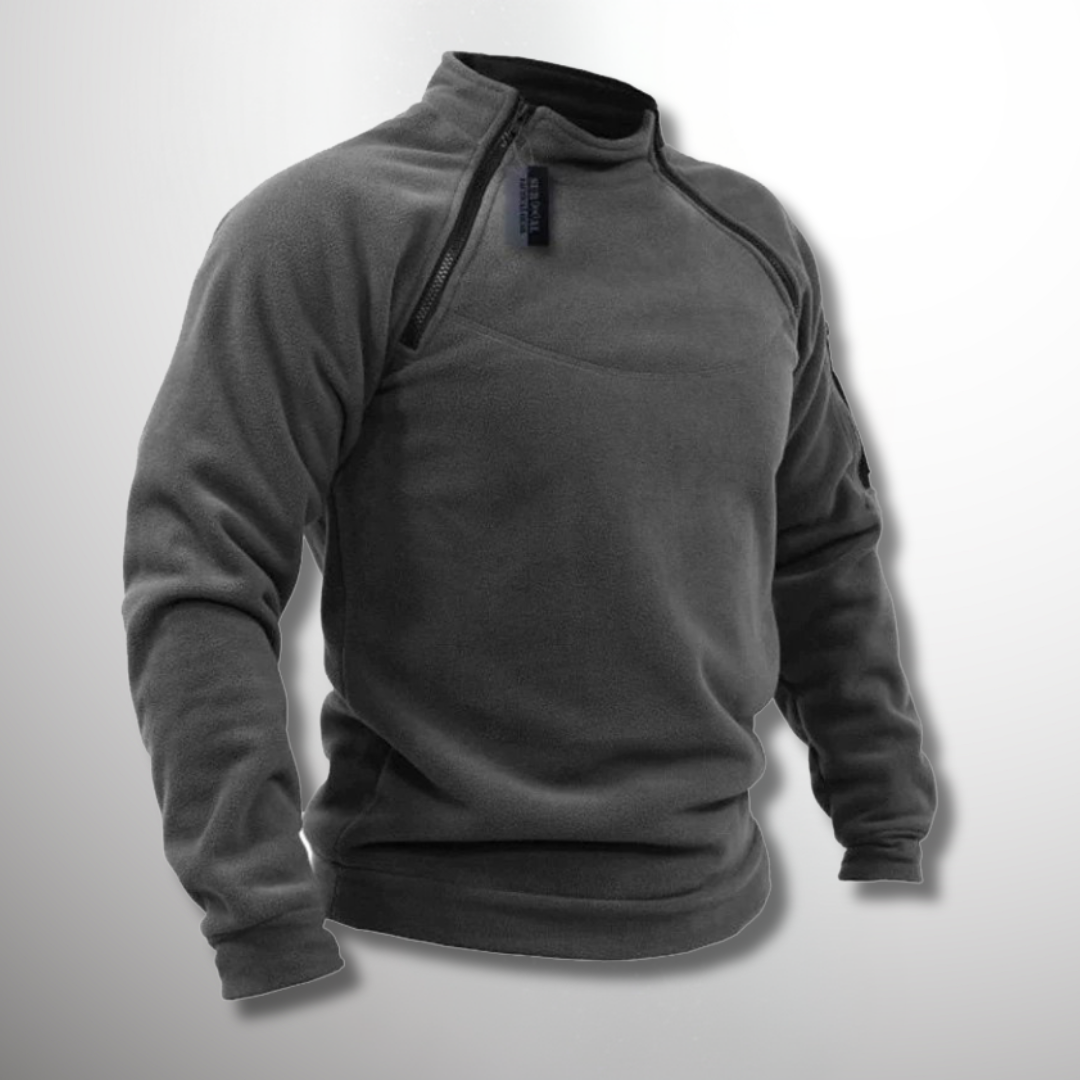 LuxeTech - Veste polaire coupe-vent tactique haut de gamme pour homme