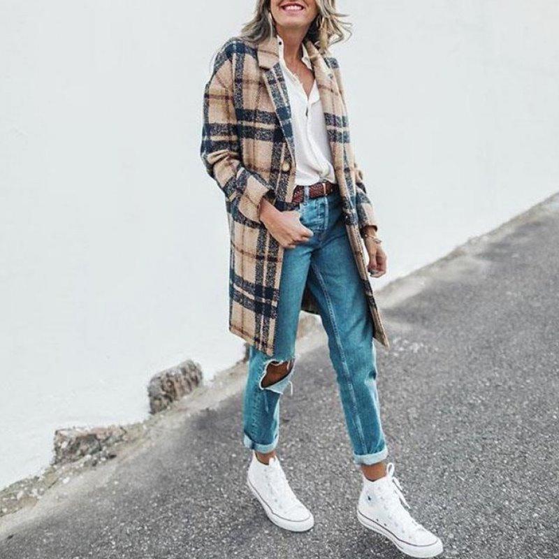Mélodie - Manteau Élégant Long pour Femme