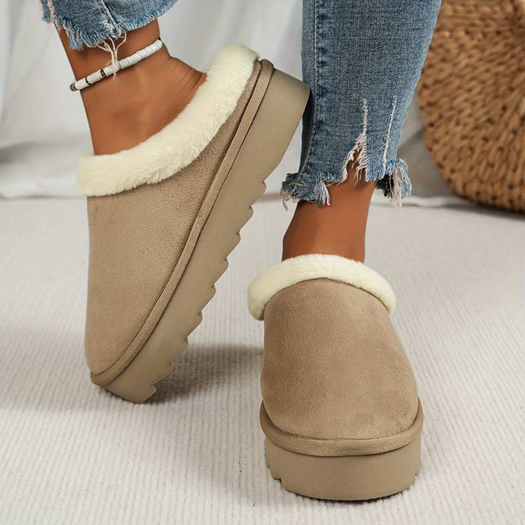 LuxeHiver - Chaussons Chauffants en Laine Écologique
